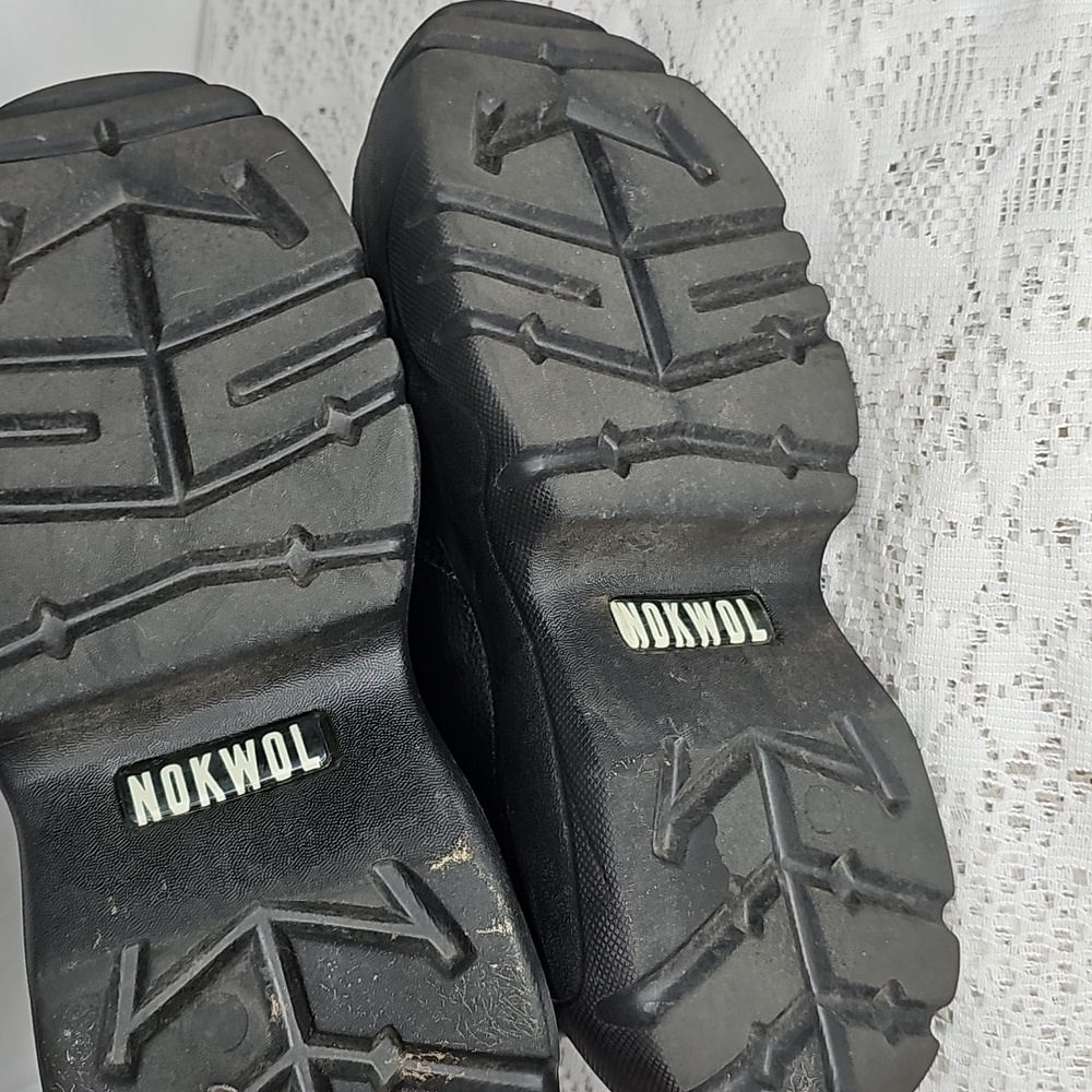Nokwol Scripter Chunky Sole Black Platform Sneakers Shoes Sz 8 - Picture 7 of 7